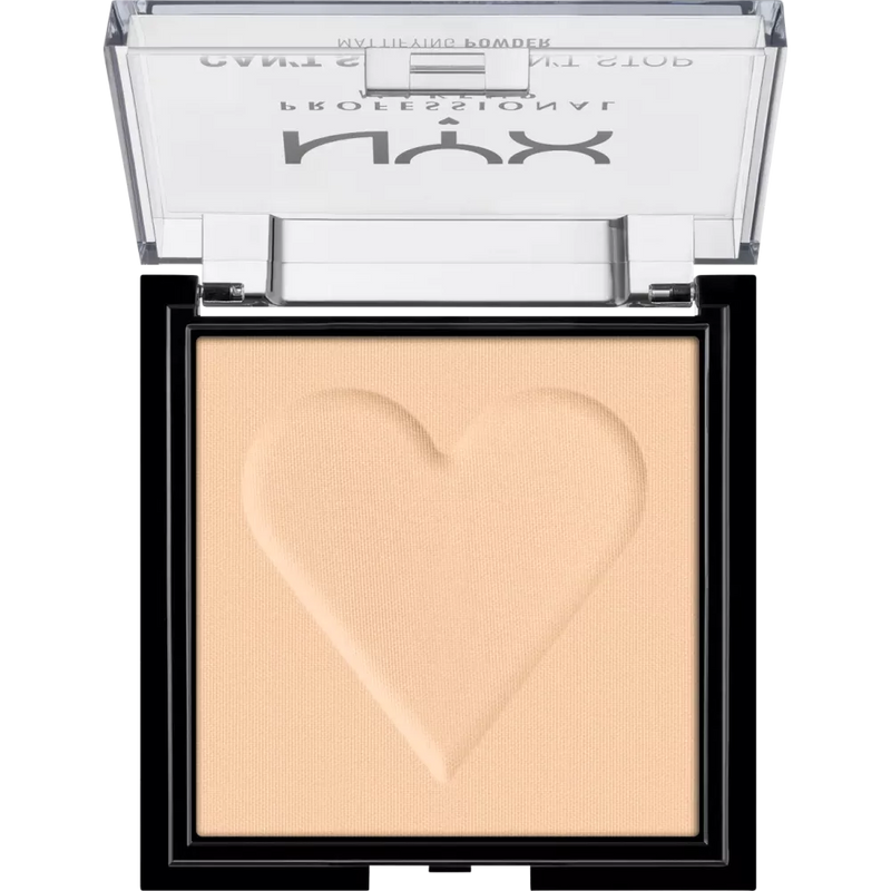 NYX PROFESSIONAL MAKEUP Poeder Can't Stop Won't Stop matterend Licht 02, 6 g