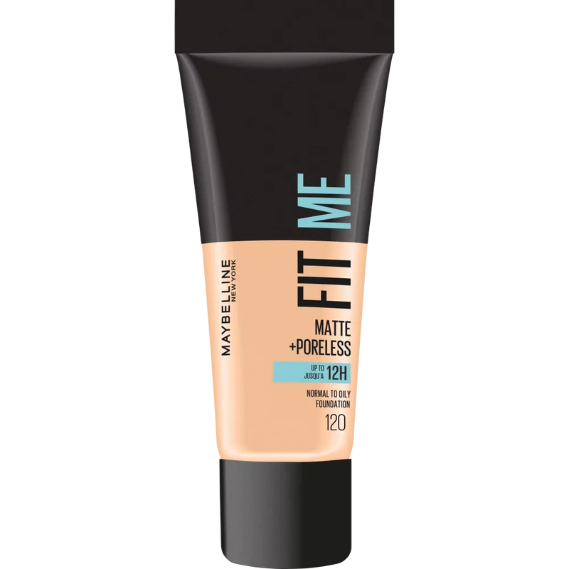 Maybelline New York Foundation Fit Me Matte & Poreless 120 Classic Ivory, 30 ml