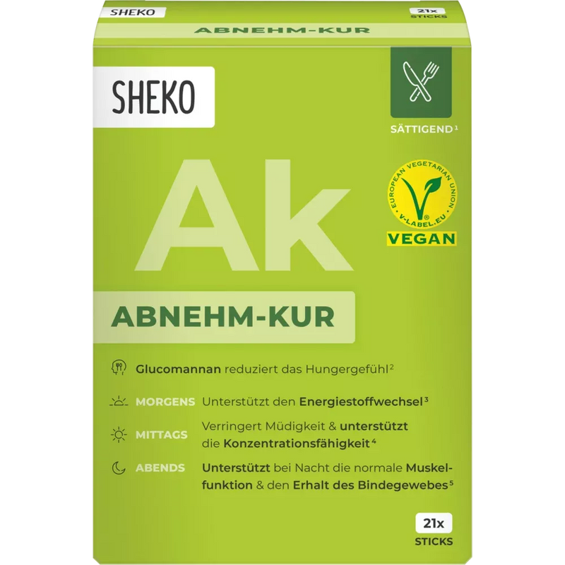 SHEKO Gewichtsverlies kuursticks 21 stuks, 105 g