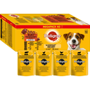 Pedigree Natvoer voor honden, Adult selectie in gelei, Multipack, (40 x 100g), 4 kg