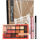 Palette de mascaras et fards à paupières Maybelline New York Sky High Very Black, Nudes of New York, 1 pièce