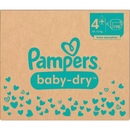 Couches Pampers Baby Dry Gr.4+ Maxi Plus (10-15 kg), boîte mensuelle, 198 pièces.
