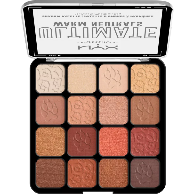 NYX PROFESSIONAL MAKEUP Oogschaduwpalette Ultimate 05W Warm Neutraal, 12,8 g