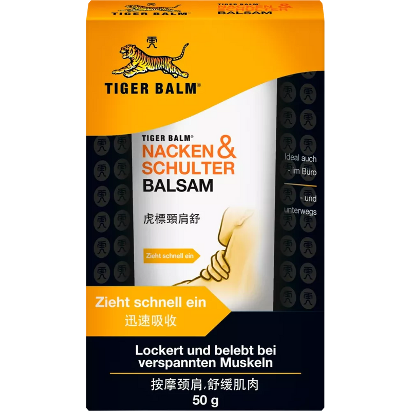 Tiger Balm Nek- en Schouderbalsem, 50 g