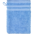 gant de toilette ebelin 100% coton bio bleu clair