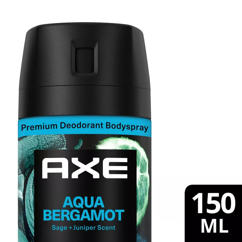 AXE Aqua Bergamot Deodorant Spray, 150 ml