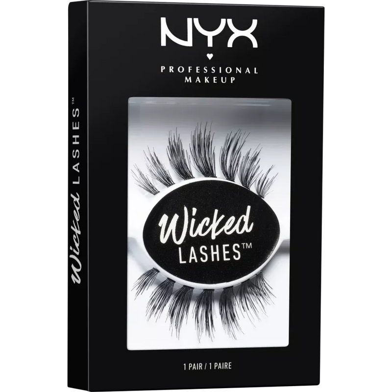 NYX PROFESSIONAL MAKEUP Kunstwimpers Wicked 20 Doe Eyes (1 paar), 2 stuks.