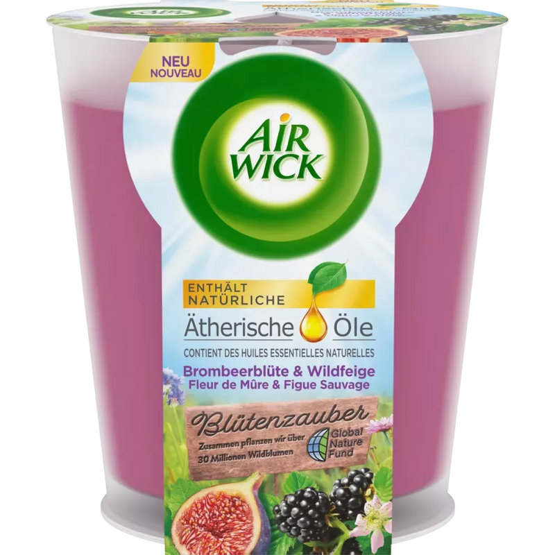 AirWick Geurkaars in glas Blackberry Blossom & Wild Fig, 1 stuk