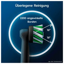 Oral-B PRO CrossAction borstels zwart, 4 stuks.