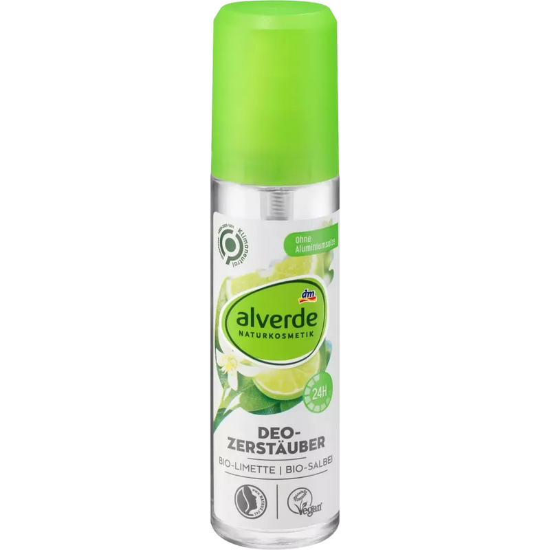 alverde NATURKOSMETIK Lime Sage Deodorant Sprayer, 75 ml