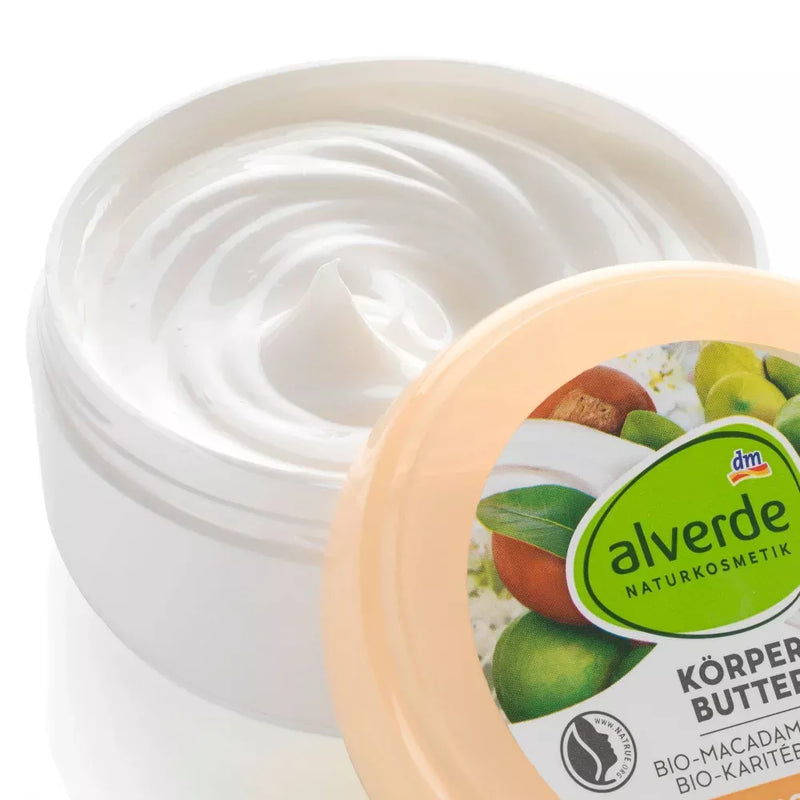 alverde NATURKOSMETIK alverde Body Butter Macadamia Nut, 200 ml