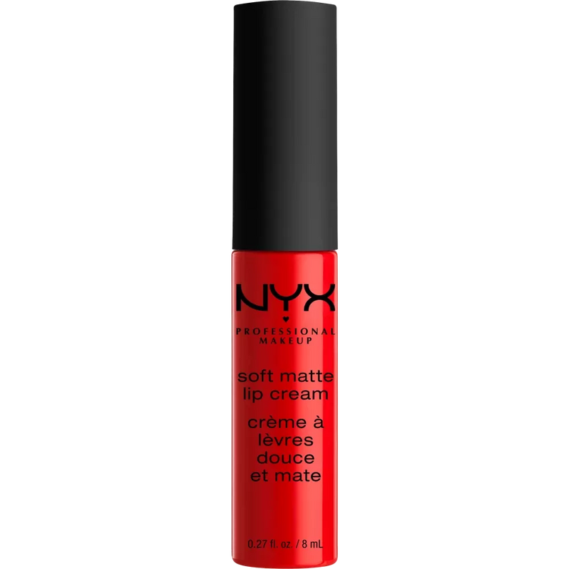 NYX PROFESSIONAL MAKEUP Lipstick Zachte Matte Crème 01 Amsterdam, 8 ml