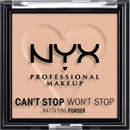 NYX PROFESSIONAL MAKEUP Poudre Can't Stop Won't Stop matifiante moyenne 04, 6 g