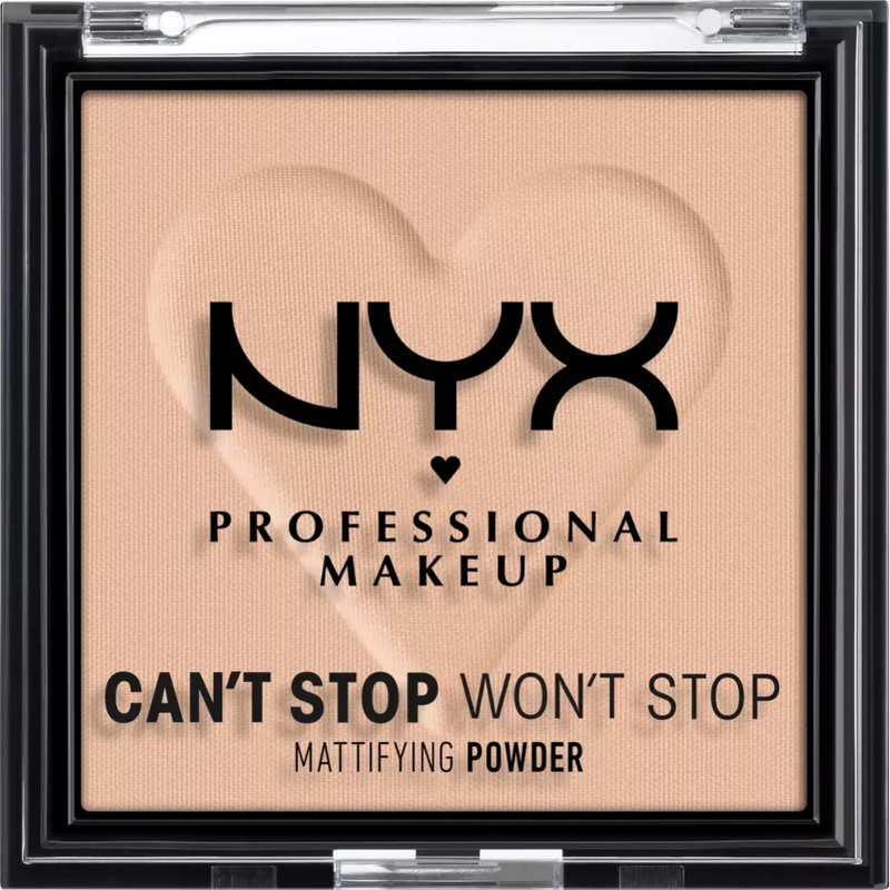 NYX PROFESSIONAL MAKEUP Poeder Can't Stop Won't Stop matterend medium 04, 6 g