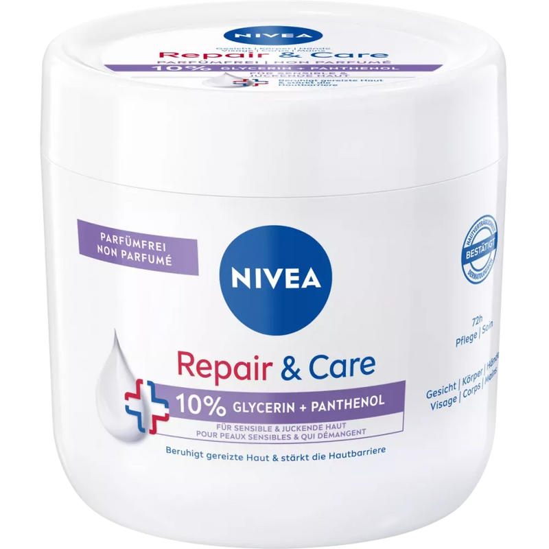 NIVEA Verzorgingscrème Repair & Care Sensitive, 400 ml