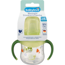 babylove Plastic babyfles brede hals, 150 ml, bos/groen, 1 st