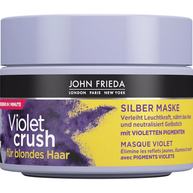 John Frieda Haarmasker Violet Crush voor blond haar, 250 ml