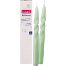 Bougies pointues torsadées Profissimo, 2 pièces