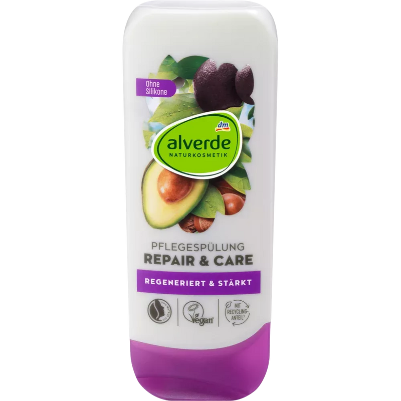 alverde NATURKOSMETIK Conditioner Repair Biologische avocado, biologische shea butter, 200 ml