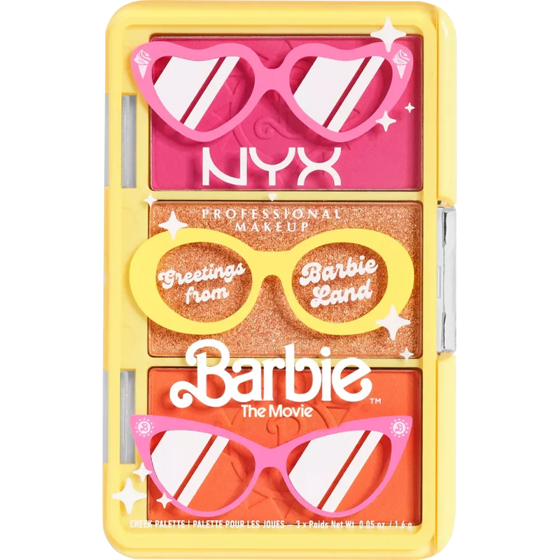 NYX PROFESSIONAL MAKEUP Blush & Highlighter Palette Barbie 01, 1 st