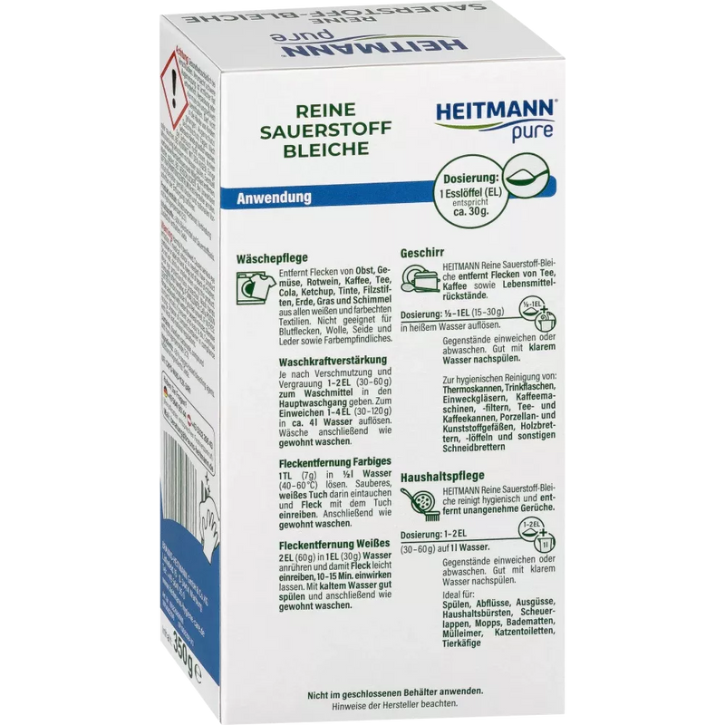 Heitmann Pure Zuiver zuurstofbleekmiddel, 350 g