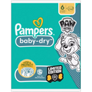 Pampers Luiers Baby Dry maat 6 (13-18 kg) Limited Edition Paw Patrol, maandelijkse doos, 164 stuks.