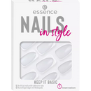 essence Kunstnagels In Style 15 Keep It basic, 12 stuks.