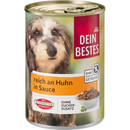 Dein Bestes Honden Natvoer, rijk aan kip in saus, 400 g
