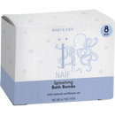 NAIF Bombes de bain gicleurs 8 pièces, 192 g