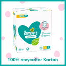 Lingettes humides Pampers Sensitive (15 x 80 pièces), paquet économique, 1 200 pièces