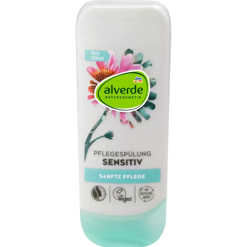 alverde NATURKOSMETIK Conditioner Sensitive Biologische echinacea, biologische jojoba, 200 ml