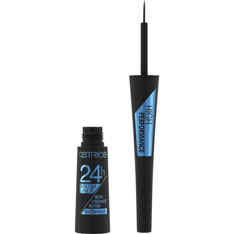 Catrice Eyeliner 24h Brush Liner Waterproof Ultra Black Waterproof 010, 3 ml