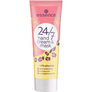 essence cosmetics Hand Cream 24/7 crème et masque pour les mains, 75 ml