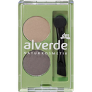 alverde NATURKOSMETIK Poudre à sourcils Duo, 1,6 g