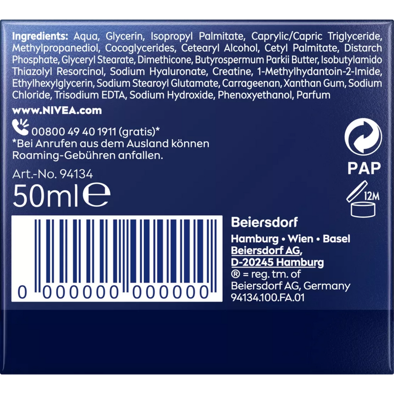 NIVEA Nachtcrème Luminous Anti Pigmentvlekken, 50 ml