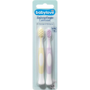 Ensemble d'apprentissage des soins dentaires Babylove Violet-Jaune, 2 pièces.