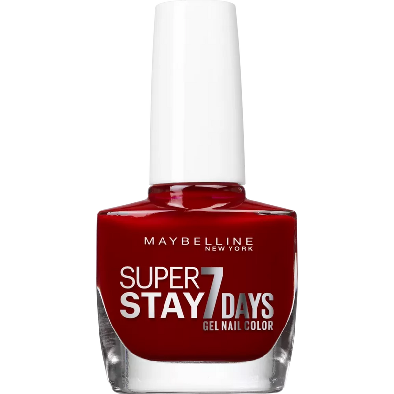 Maybelline New York Nagellak Superstay Forever Strong 7 Days cherry sin 501, 10 ml