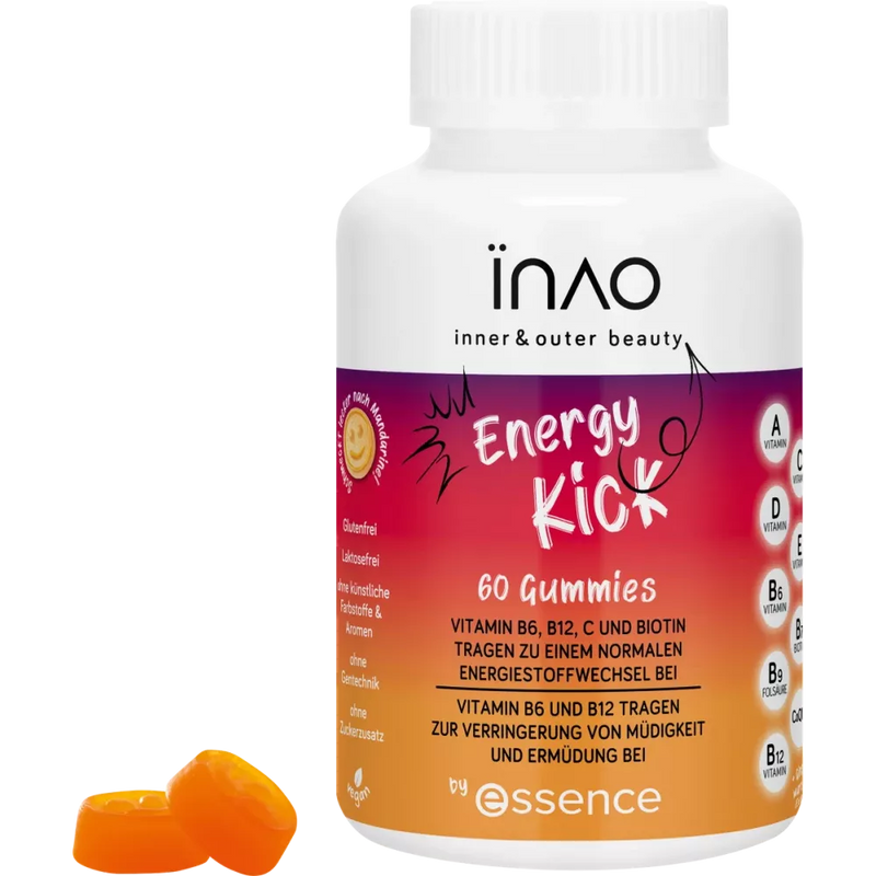 essence INAO Energy Kick gummies van essence 60 stuks, 180 g