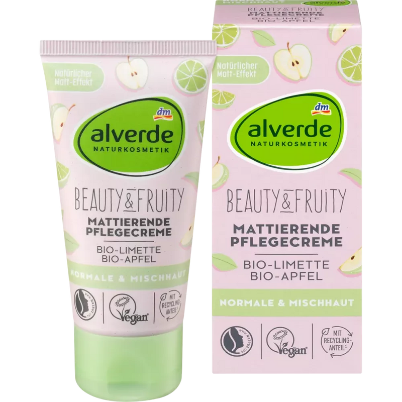 alverde NATURKOSMETIK Gezichtscrème Beauty & Fruity, 50 ml