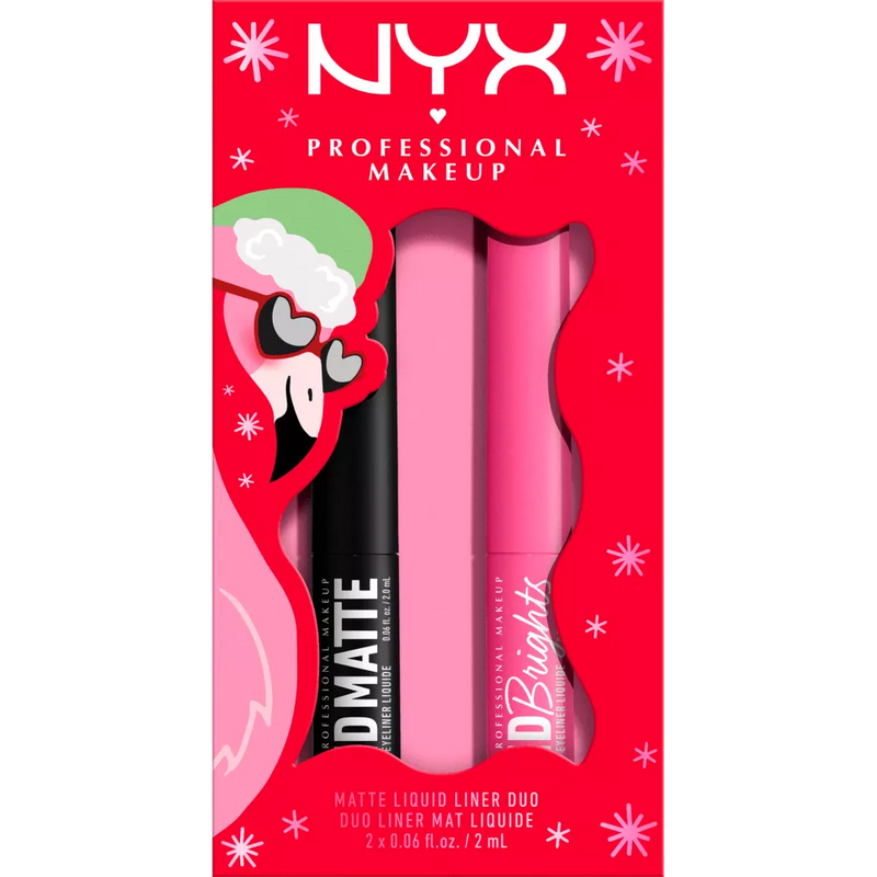 NYX PROFESSIONAL MAKEUP XMAS Holiday Vivid Liner Eyeliner Duo Geschenkset, 1 stuk