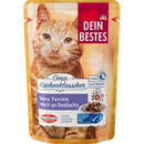 Dein Bestes Natvoer voor katten, Oma's Kitchen Klassieke Fijne Terrine Rijk aan Koolvis met Aardappelen & Spinazie, 100 g