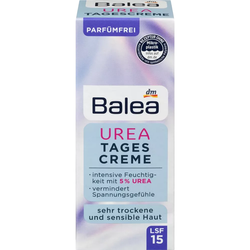 Balea Gezichtscrème 5% Urea SPF 15, 50 ml