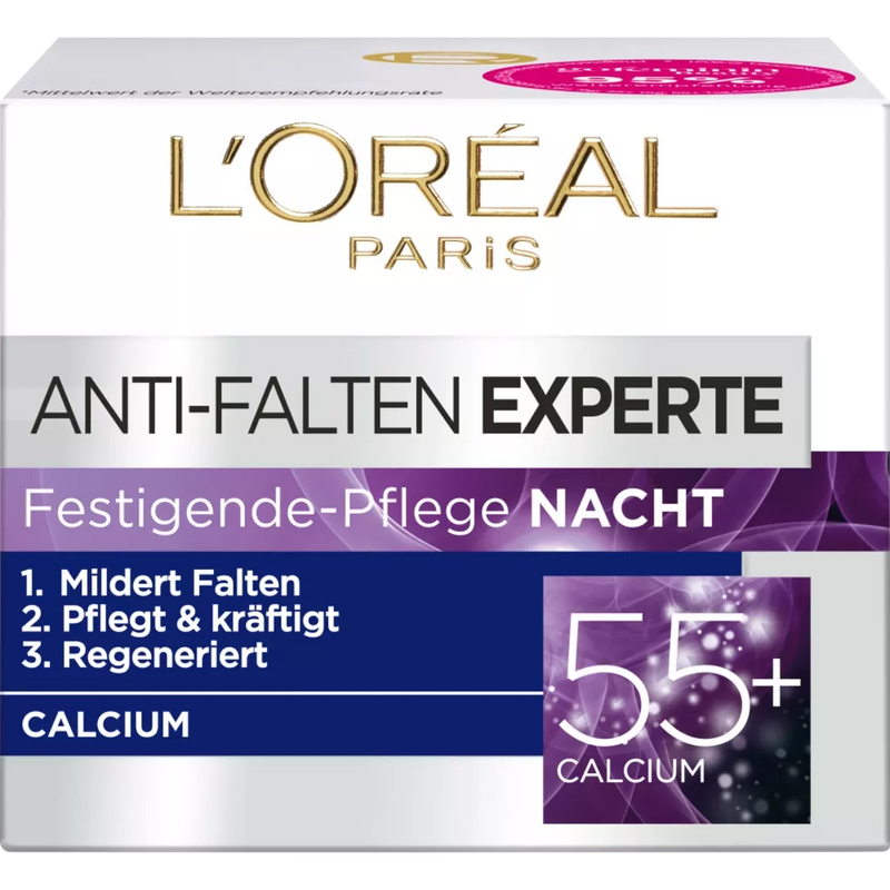 L'ORÉAL PARIS   Nachtcrème Anti-Rimpel Expert 55+, 50 ml