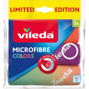 Vileda Universele doek microvezel Kleurenontwerp, 3 stuks.