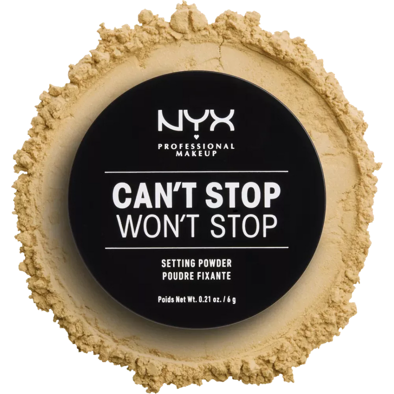 NYX PROFESSIONAL MAKEUP Losse poeder Can't Stop Won't Stop Setting Banana 06, 6 g