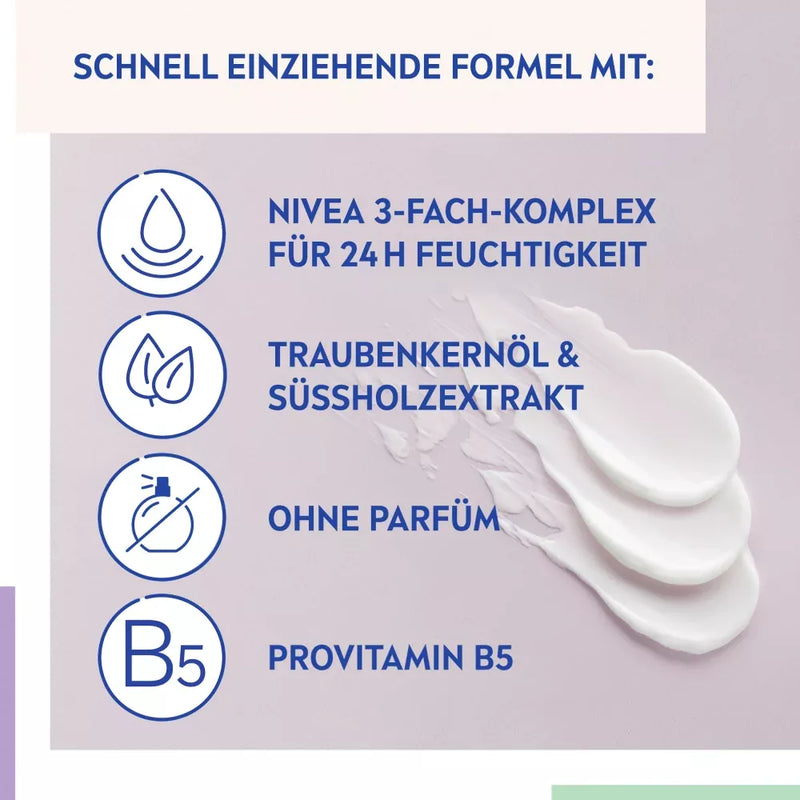 NIVEA Nachtcrème Gevoelige Kalmerende Nachtverzorging, 50 ml