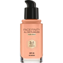 MAX FACTOR Maquillage Visage Finity All Day Flawless 3in1 Foundation Bronze 80, SPF 20, 30ml