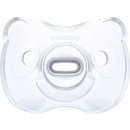 Medela Sucette Soft Silicone, bleu clair/uni, 0-6 mois, 2 pièces