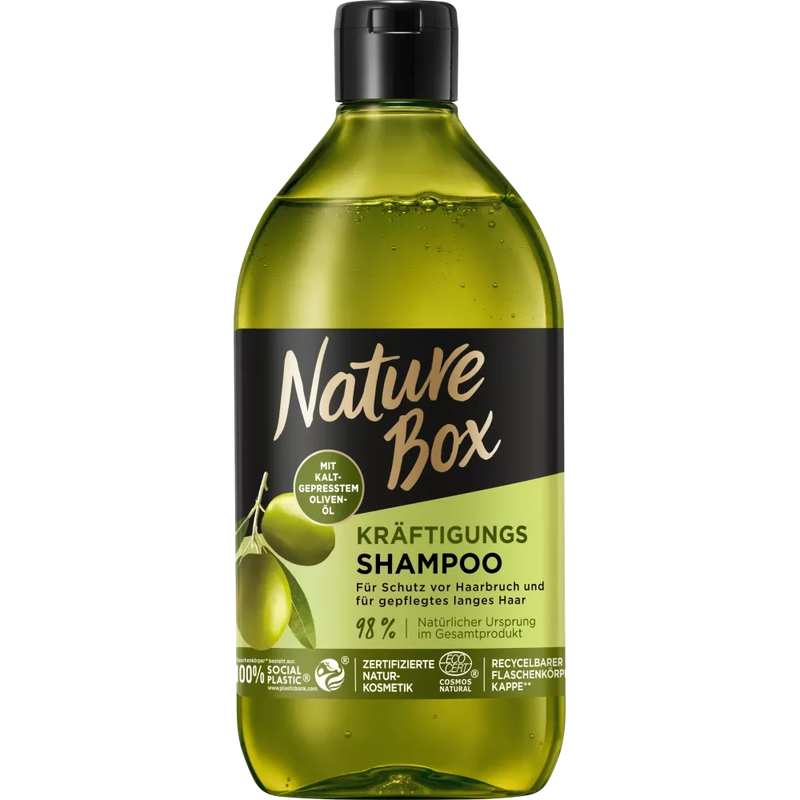 Nature Box Shampoo Olijfolie, 385 ml