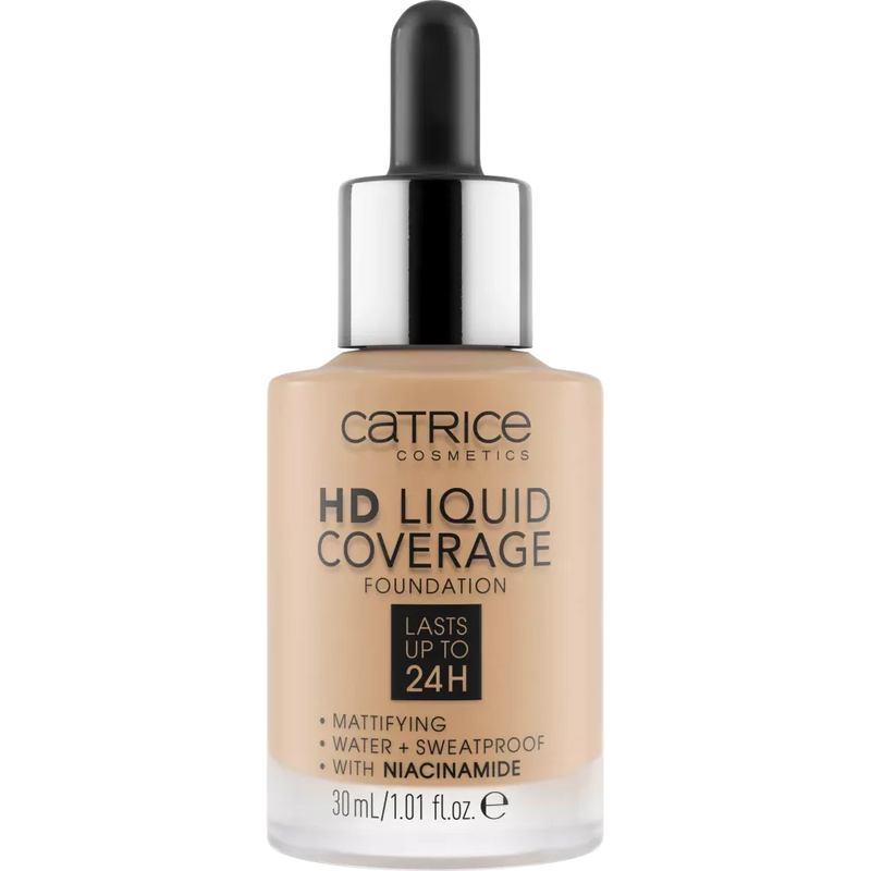 Catrice Make-up HD Liquid Coverage Foundation Nude Beige 032, 30 ml